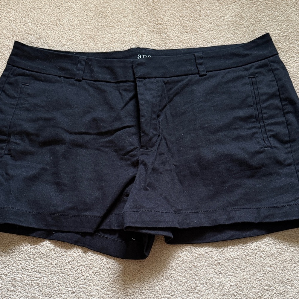 a.n.a Women's High Waist Black Shorts